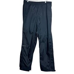 Marmot Mens XL Black Nylon Windbreaker Pants Hiking Athletic Outdoor